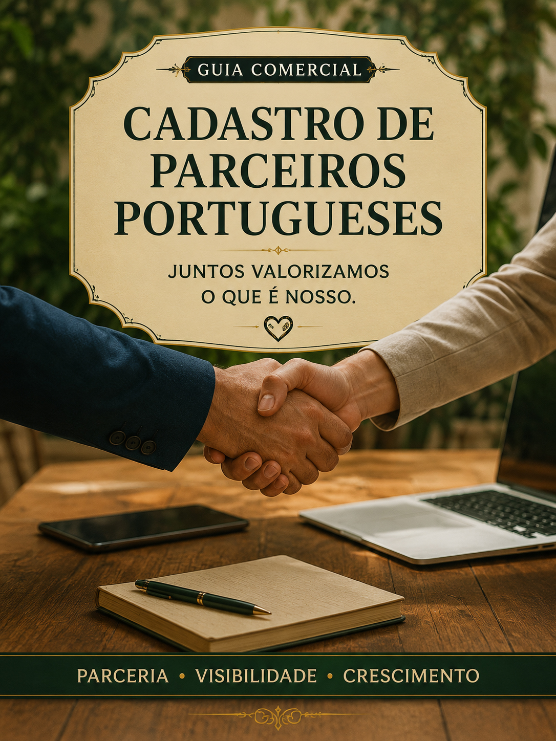 Cadastro de parceiros portugueses — curadoria e validação editorial Empório Portugal