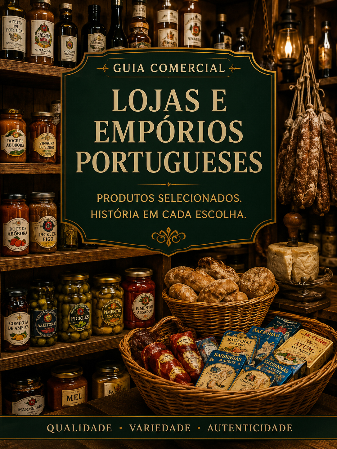 Lojas e empórios portugueses — importados, mercearias e produtos de Portugal