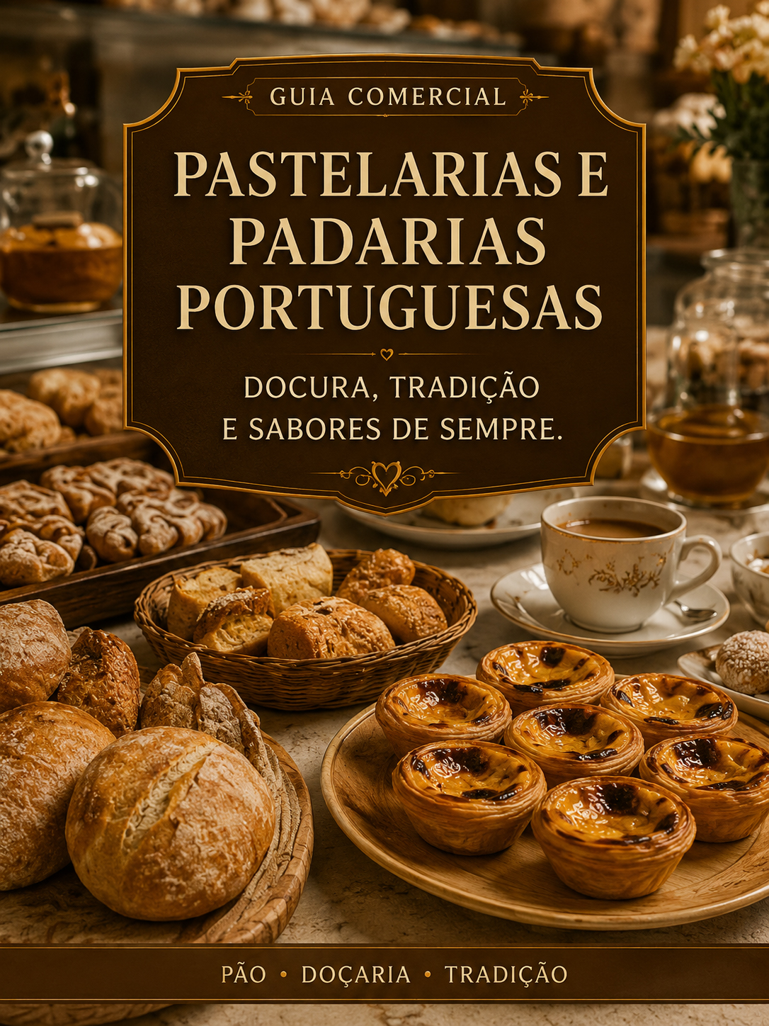 Pastelarias e padarias portuguesas — doces, pão e confeitaria tradicional