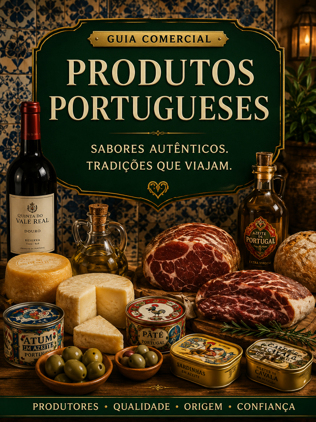 Guia comercial de produtos portugueses — sabores autênticos e tradições