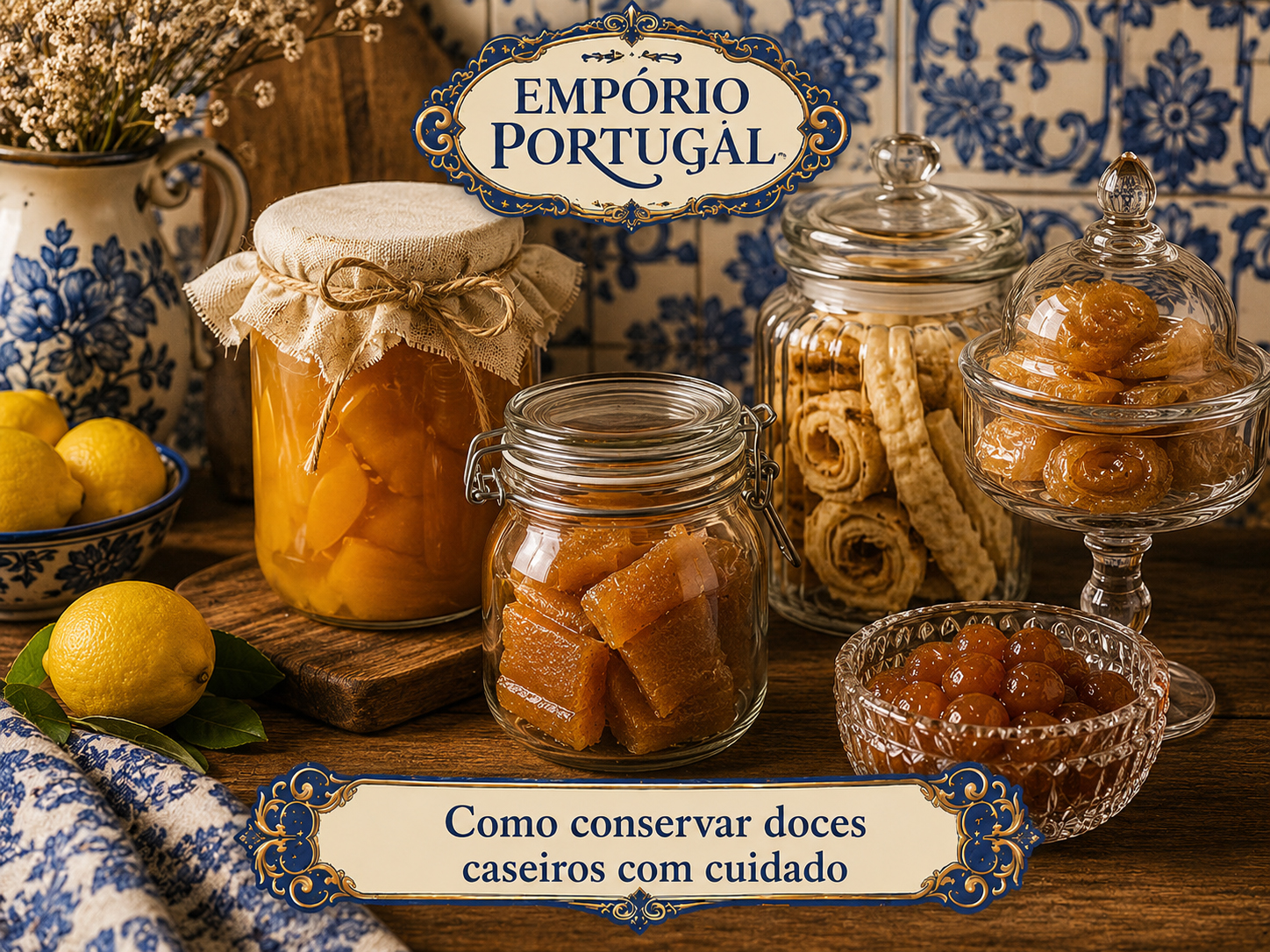 Foto do guia Como conservar doces caseiros com cuidado - cozinha portuguesa tradicional