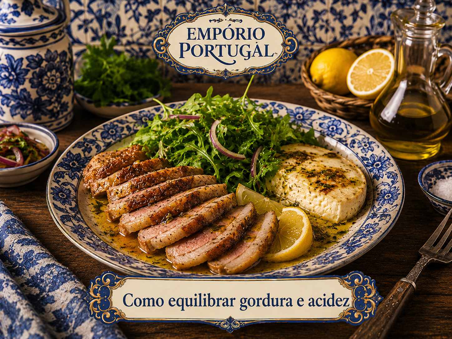 Foto do guia Como equilibrar gordura e acidez - cozinha portuguesa tradicional