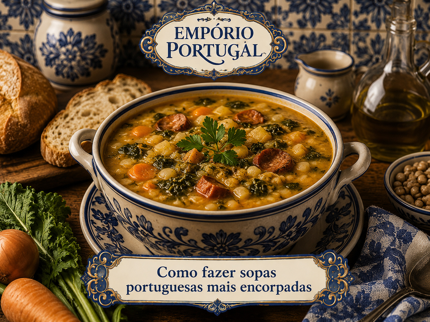 Foto do guia Como fazer sopas portuguesas mais encorpadas - cozinha portuguesa tradicional