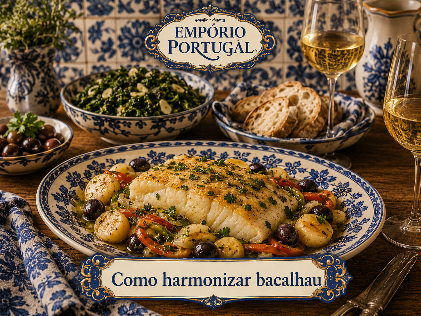 Foto do guia Como harmonizar bacalhau - cozinha portuguesa tradicional