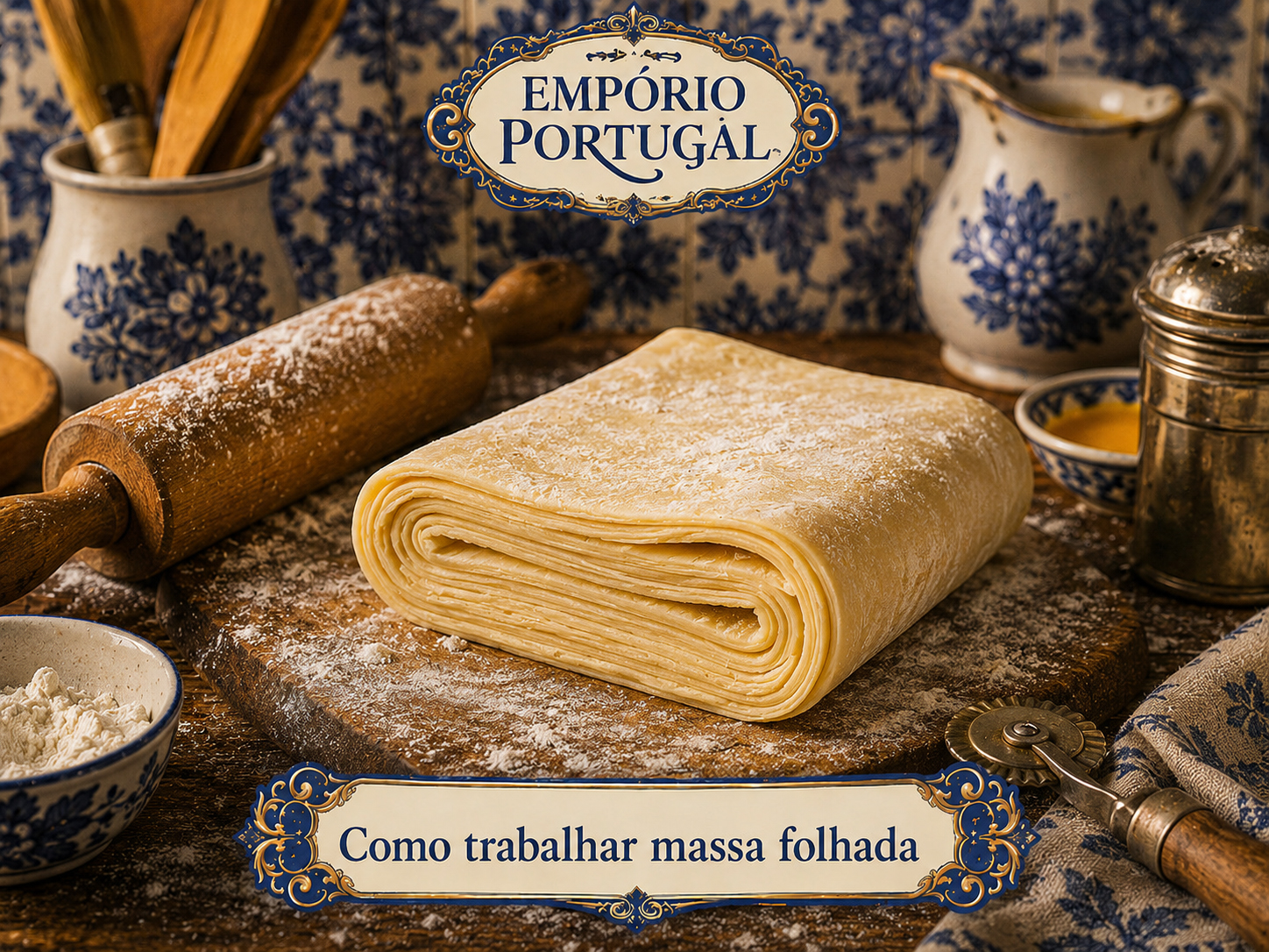 Foto do guia Como trabalhar massa folhada - cozinha portuguesa tradicional