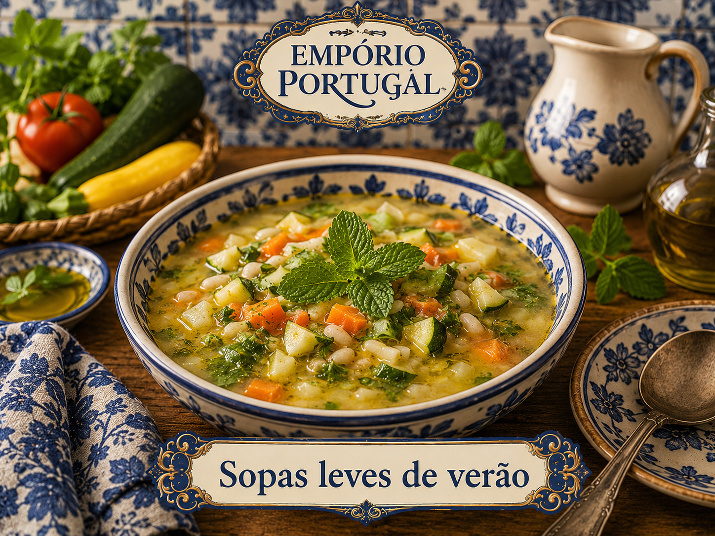 Foto do guia Sopas leves de verão - cozinha portuguesa tradicional