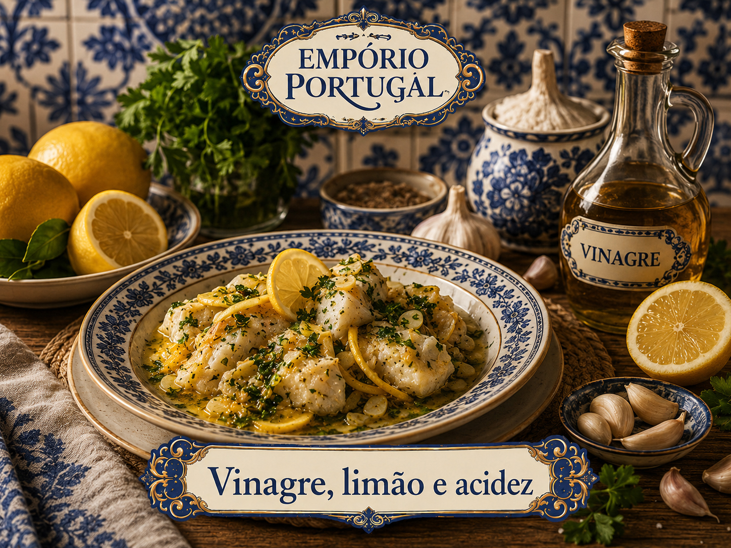 Foto do guia Vinagre, limão e acidez - cozinha portuguesa tradicional