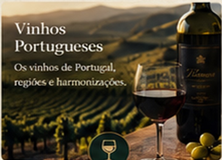 Vinhos portugueses — Douro, taças e harmonização editorial