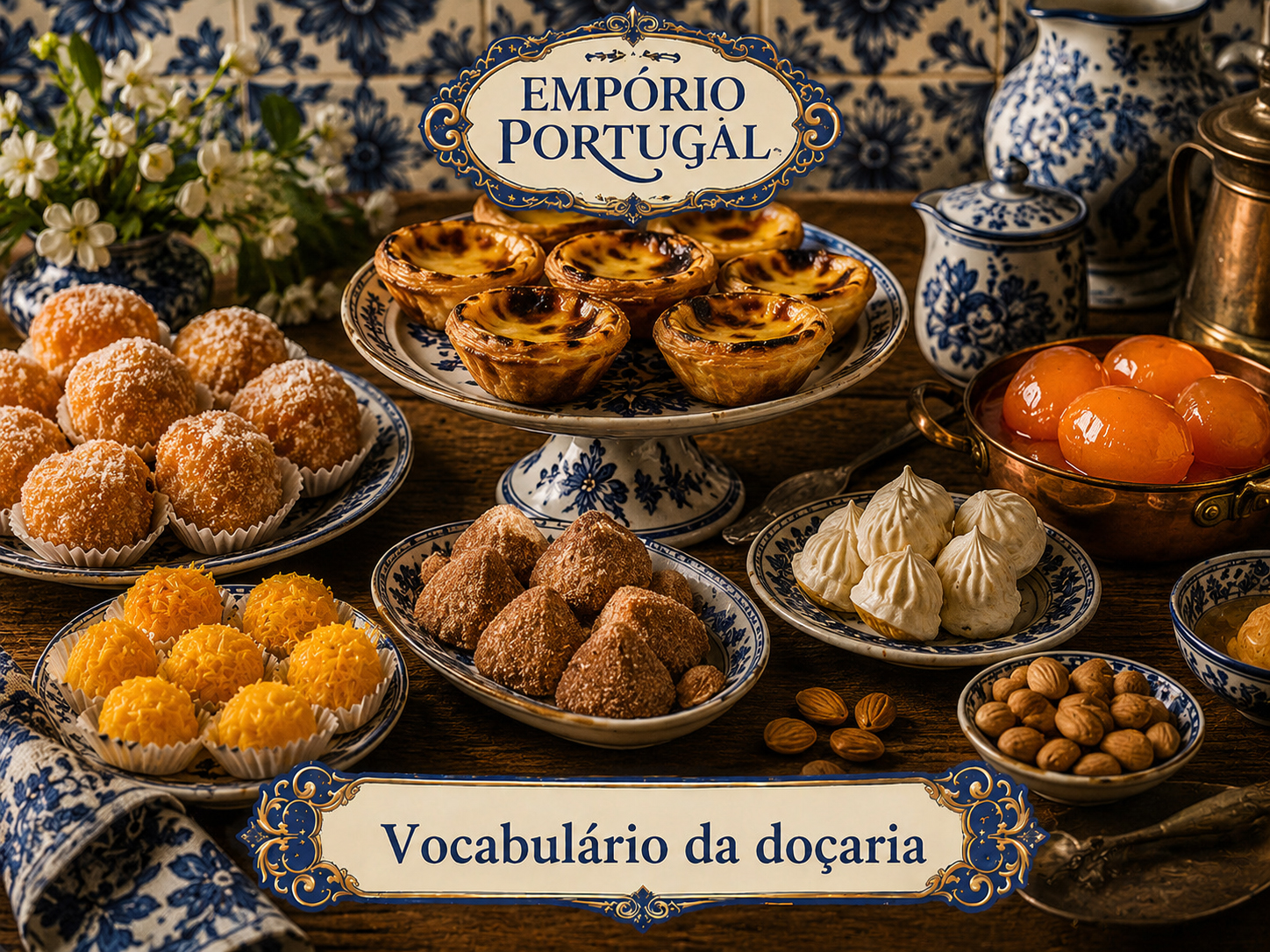 Foto do guia Vocabulário da doçaria portuguesa - cozinha portuguesa tradicional