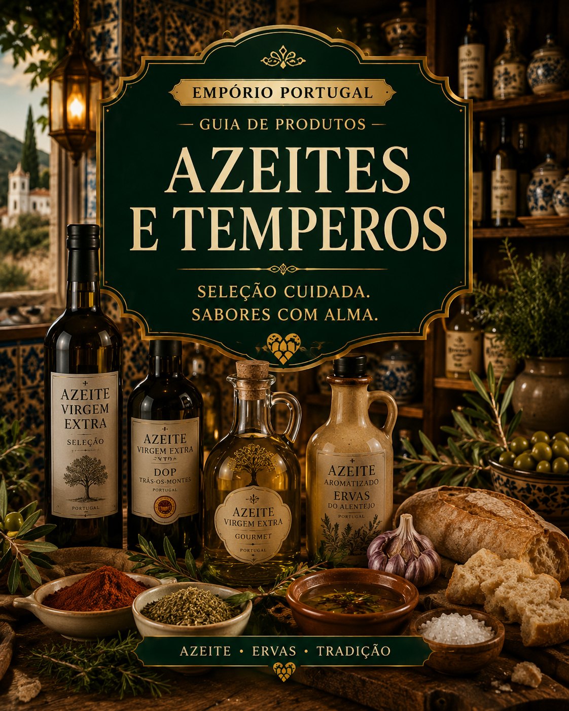 Azeites portugueses — curadoria editorial Empório Portugal