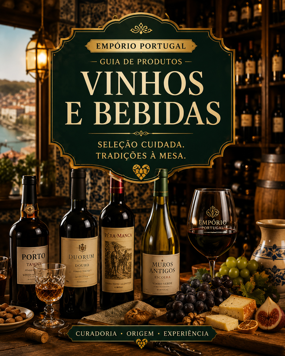 Vinhos portugueses — curadoria editorial Empório Portugal