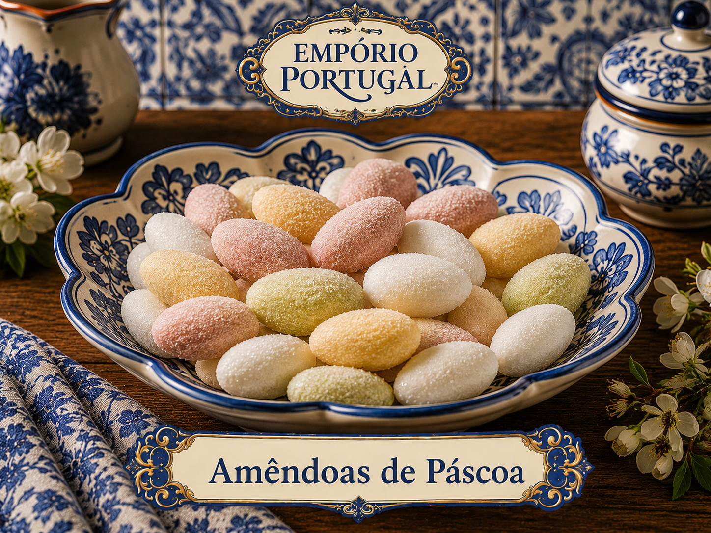 Foto de Amêndoas de Páscoa - doce portugues tradicional