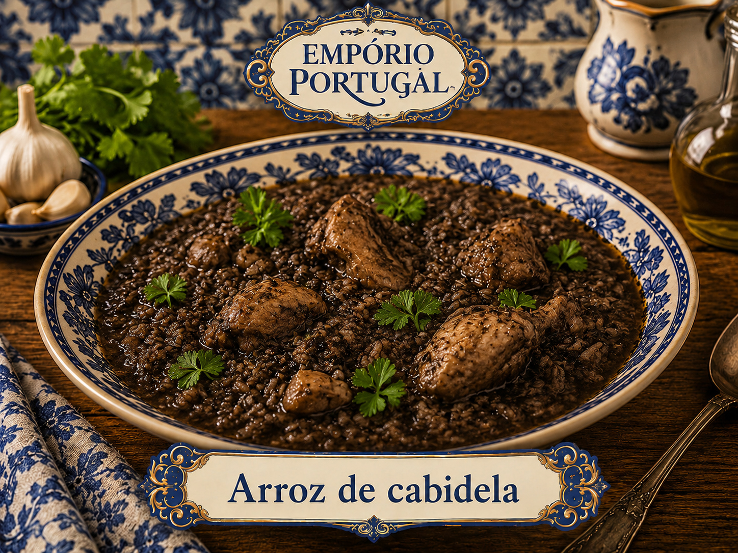 Foto de Arroz de cabidela - receita portuguesa tradicional