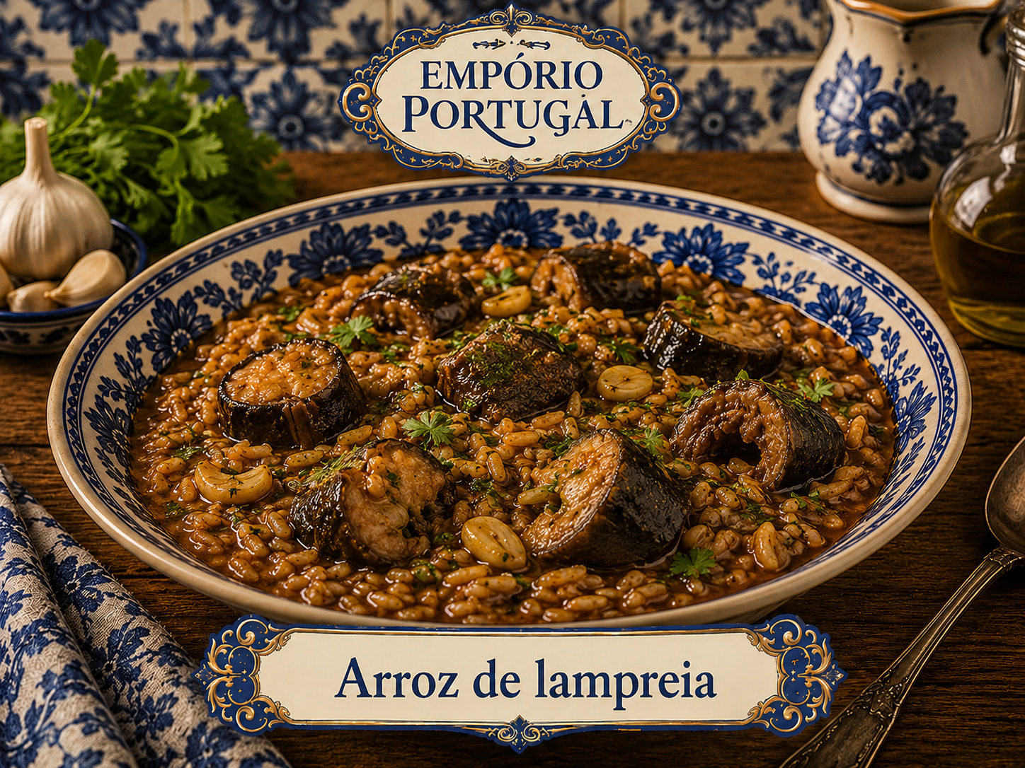 Foto de Arroz de lampreia - receita portuguesa tradicional