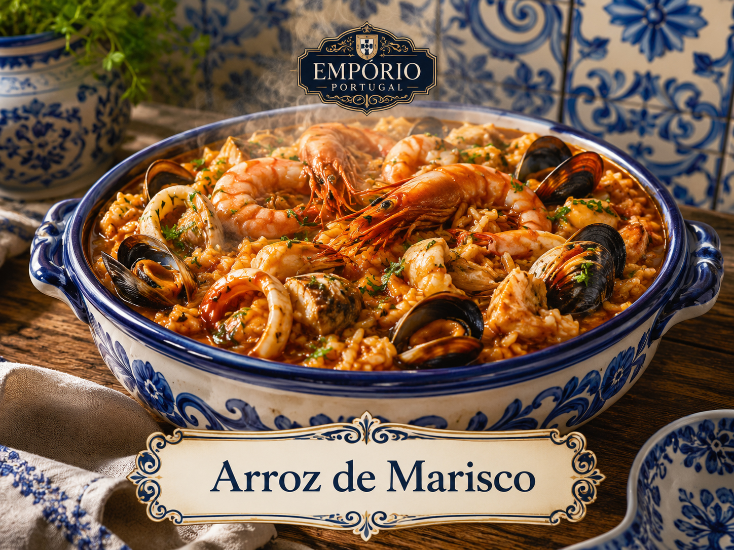 Foto de Arroz de marisco - receita portuguesa tradicional