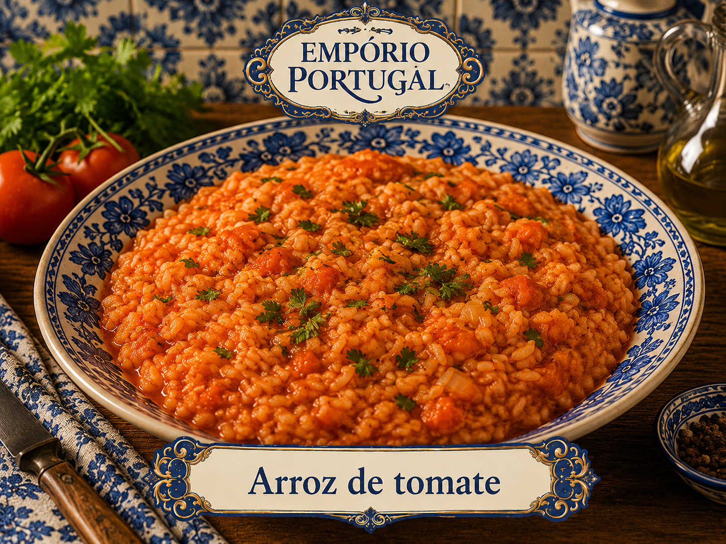 Foto de Arroz de tomate - receita portuguesa tradicional