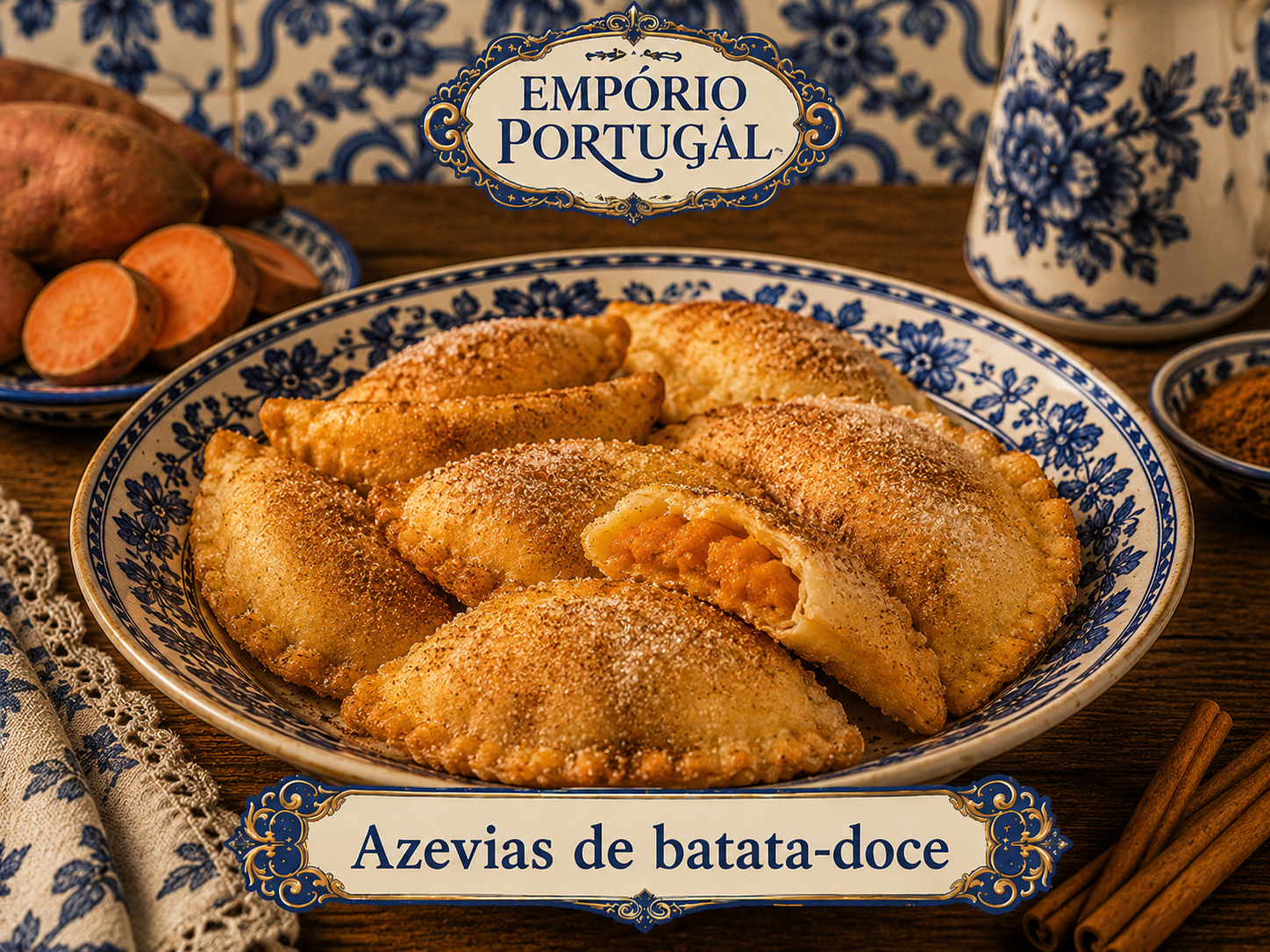 Foto de Azevias de batata-doce - doce portugues tradicional