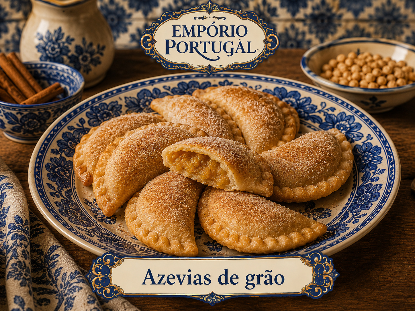 Foto de Azevias de grão - doce portugues tradicional