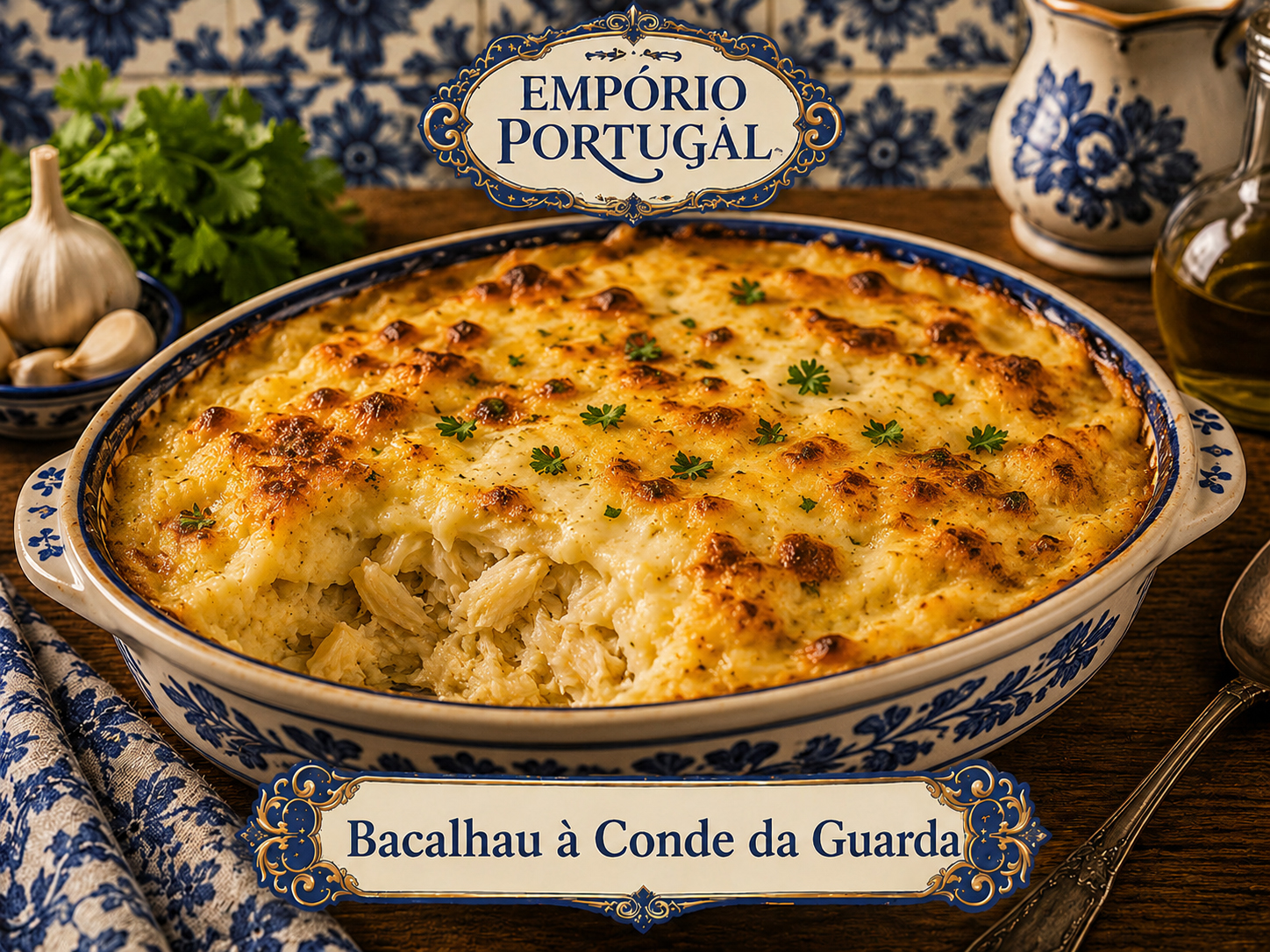 Foto de Bacalhau à Conde da Guarda - receita portuguesa tradicional