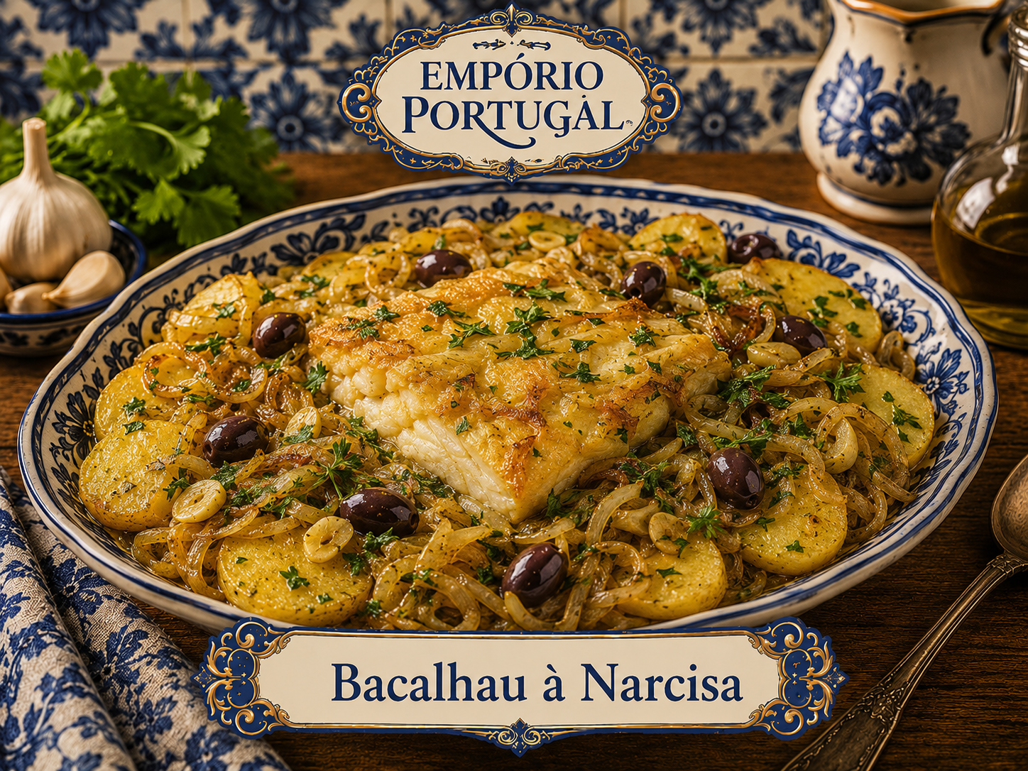 Foto de Bacalhau à Narcisa - receita portuguesa tradicional