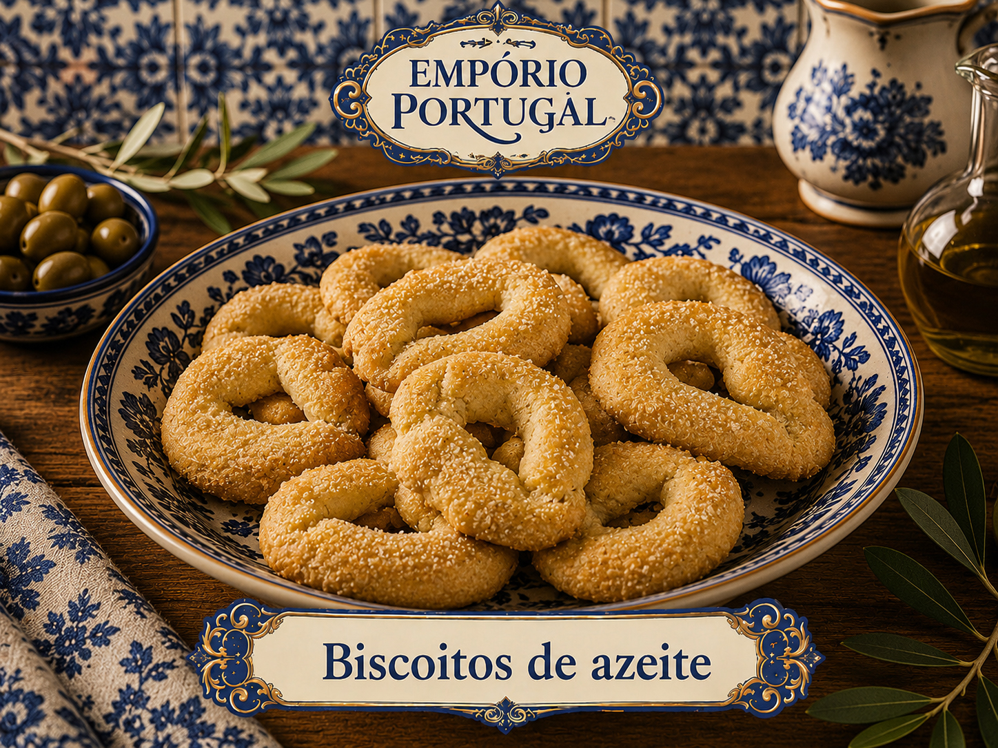 Foto de Biscoitos de azeite - doce portugues tradicional