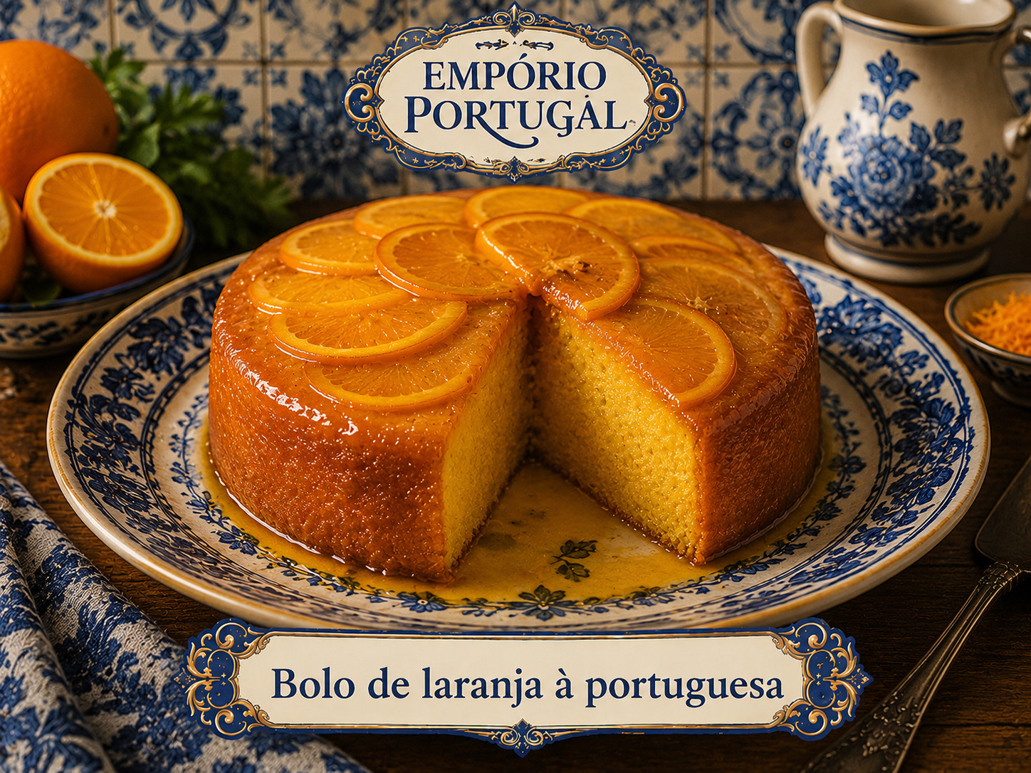 Foto de Bolo de laranja à portuguesa - doce portugues tradicional