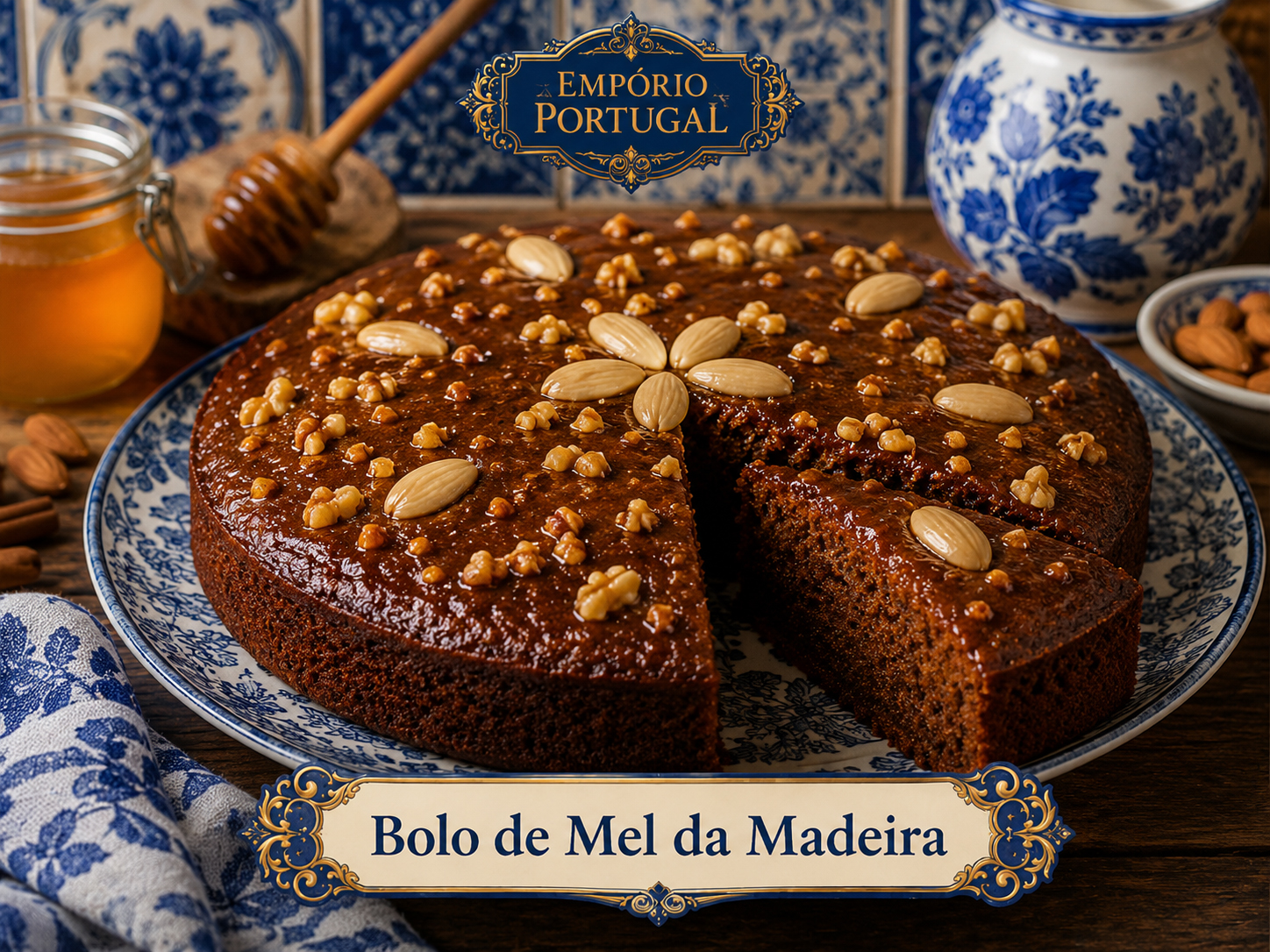 Bolo de mel da Madeira — receita portuguesa tradicional