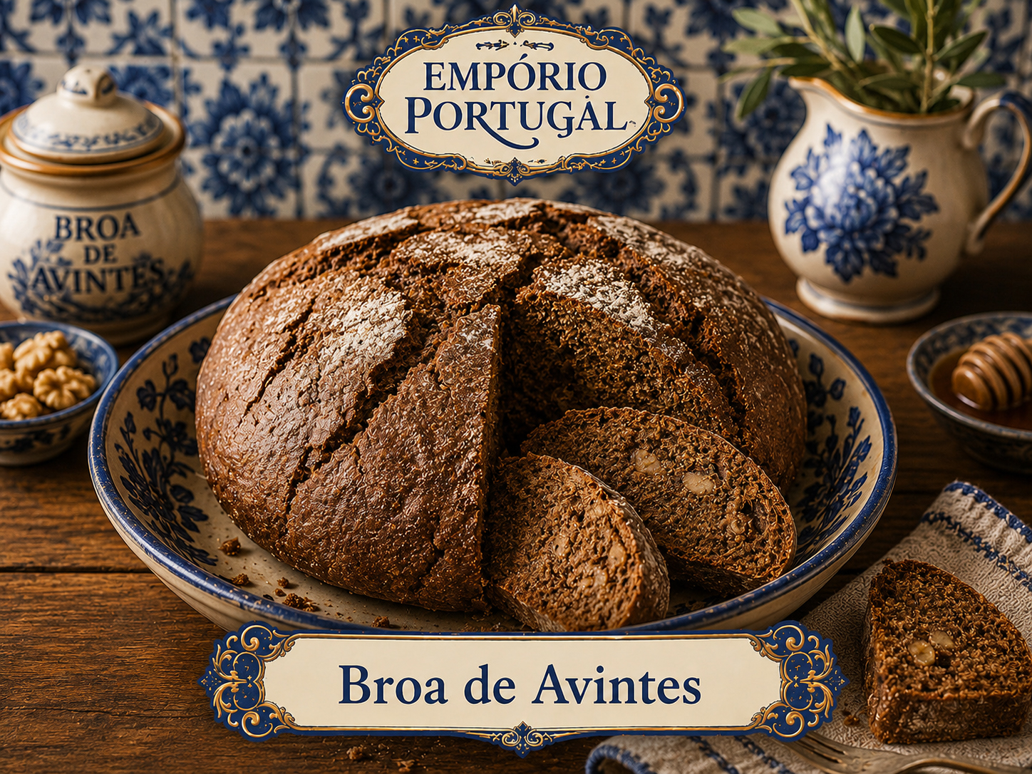 Foto de Broa de Avintes - receita portuguesa tradicional