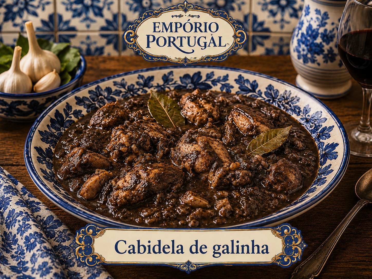 Foto de Cabidela de galinha - receita portuguesa tradicional