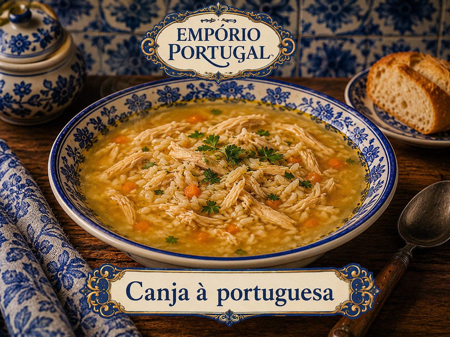 Foto de Canja à portuguesa - receita portuguesa tradicional