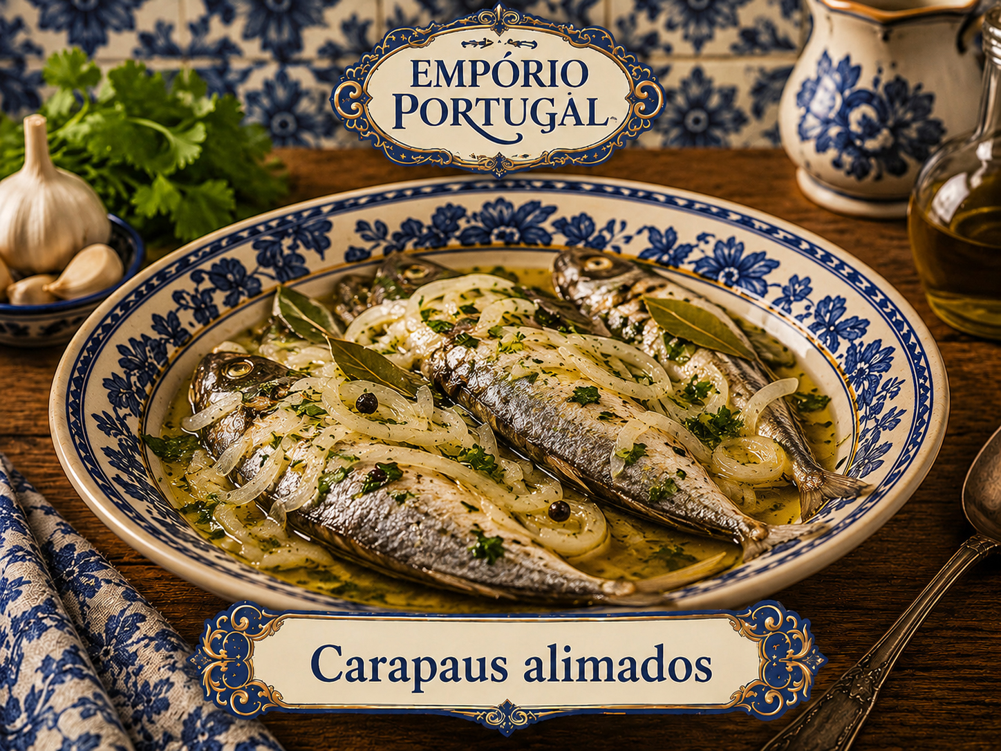 Foto de Carapaus alimados - receita portuguesa tradicional