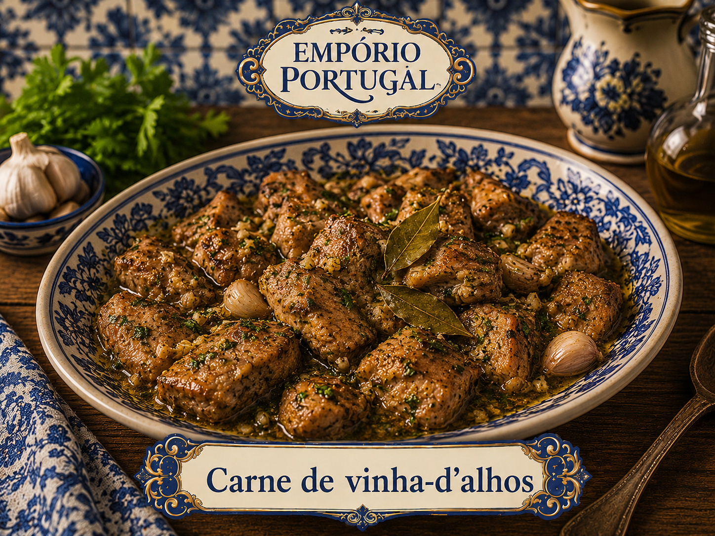 Foto de Carne de vinha-d’alhos - receita portuguesa tradicional