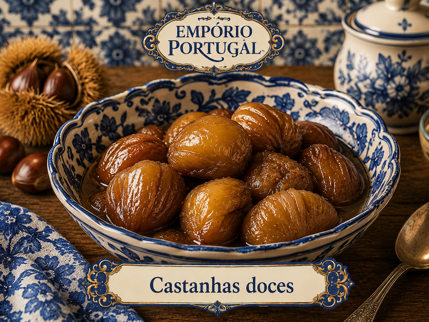 Foto de Castanhas doces - doce portugues tradicional
