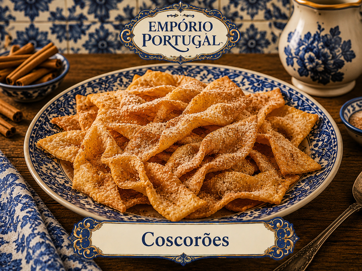 Foto de Coscorões - doce portugues tradicional