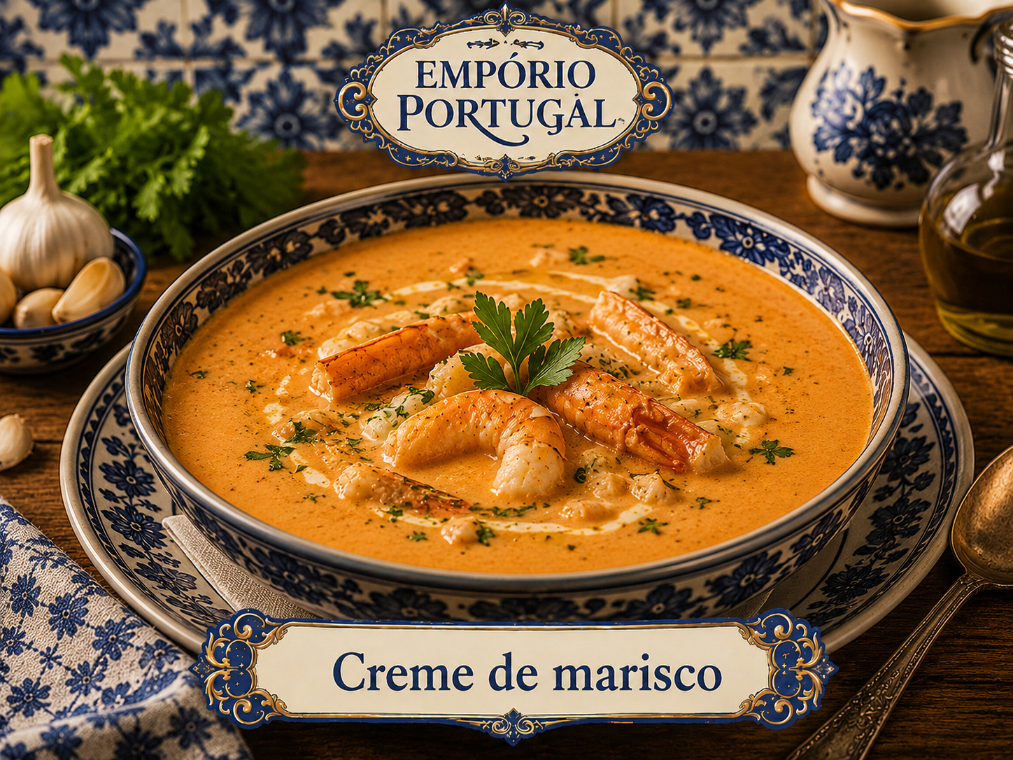 Foto de Creme de marisco - receita portuguesa tradicional