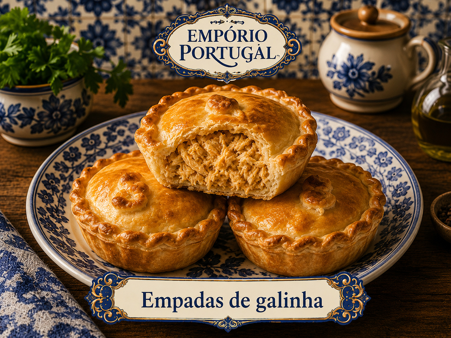 Foto de Empadas de galinha - receita portuguesa tradicional