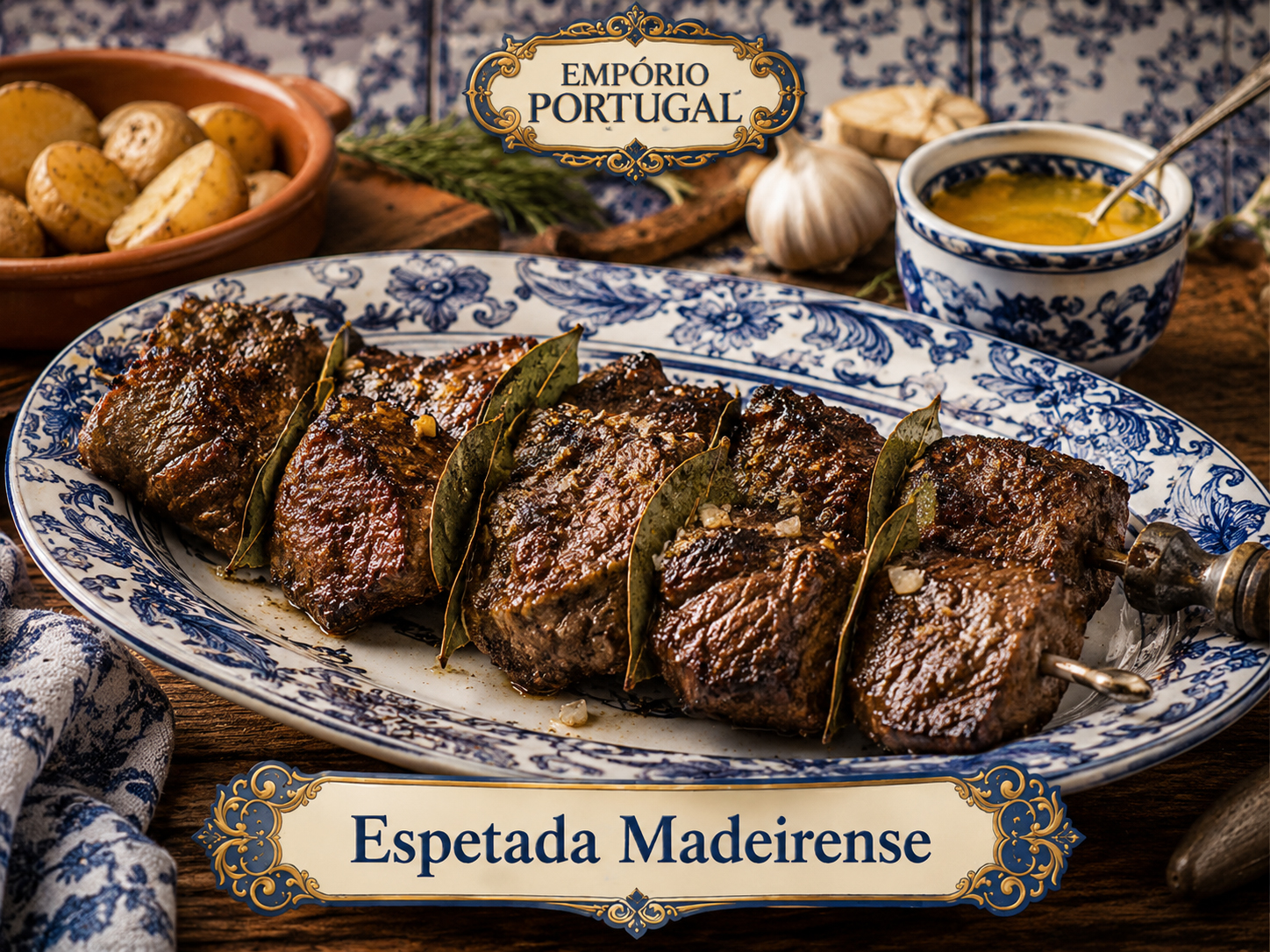 Espetada madeirense — receita portuguesa tradicional