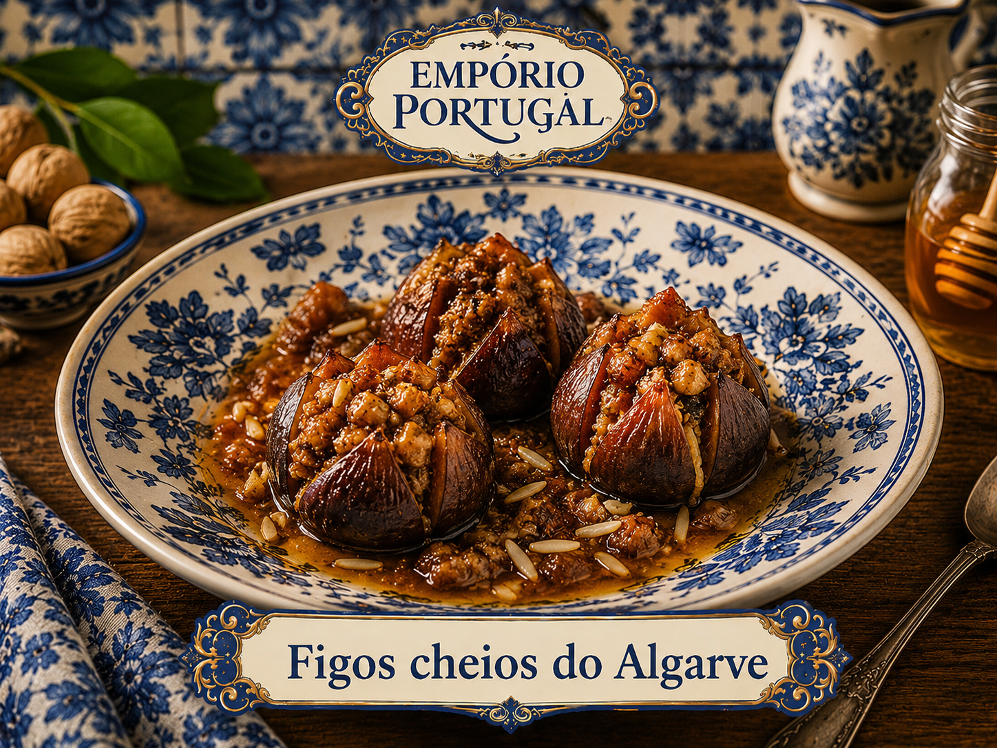 Foto de Figos cheios do Algarve - doce portugues tradicional