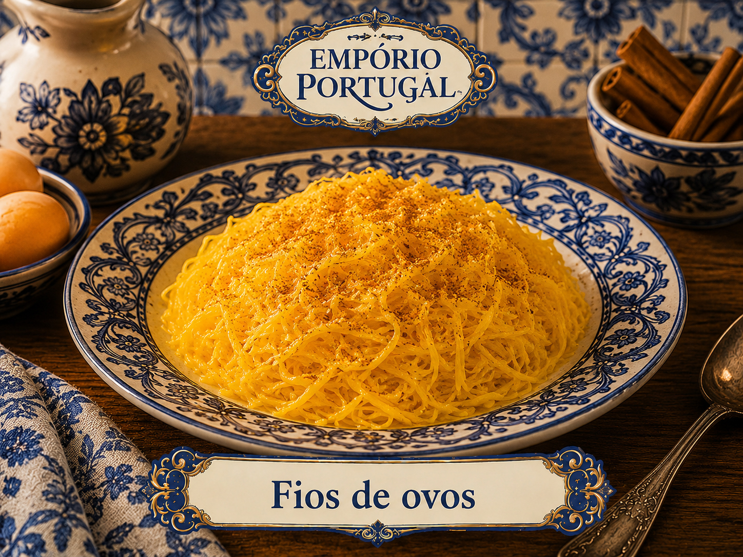 Foto de Fios de ovos - doce portugues tradicional