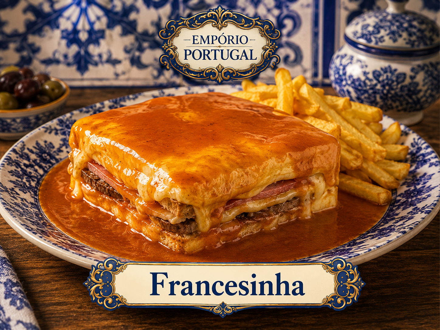 Foto de Francesinha - receita portuguesa tradicional