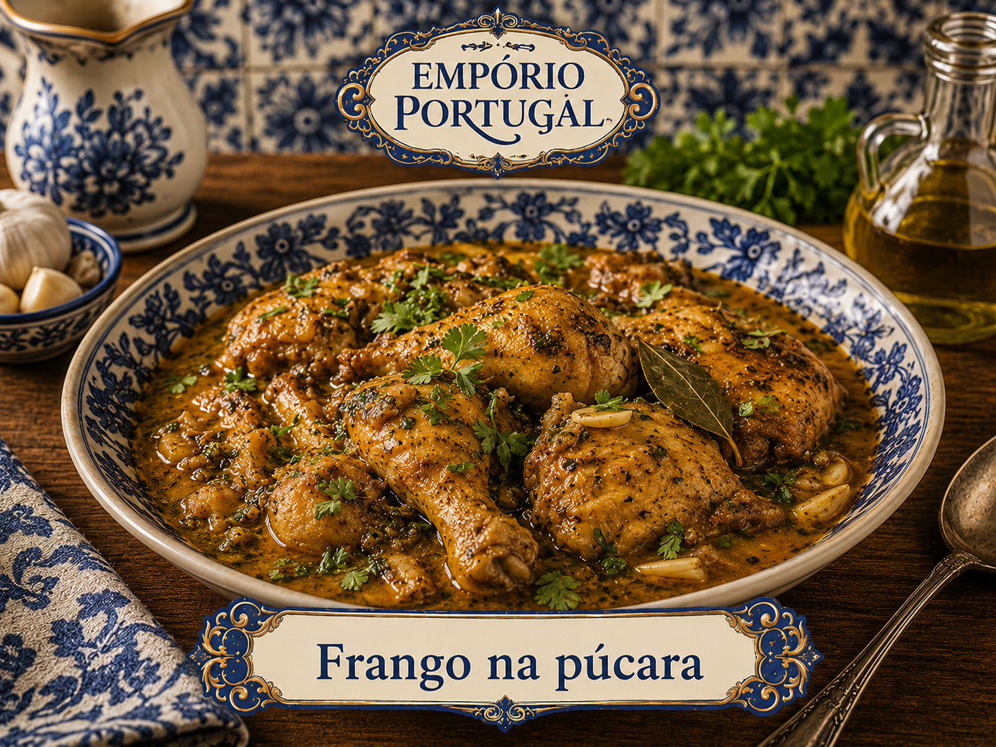 Foto de Frango na púcara - receita portuguesa tradicional