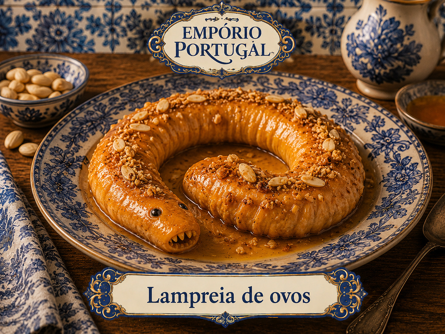 Foto de Lampreia de ovos - doce portugues tradicional