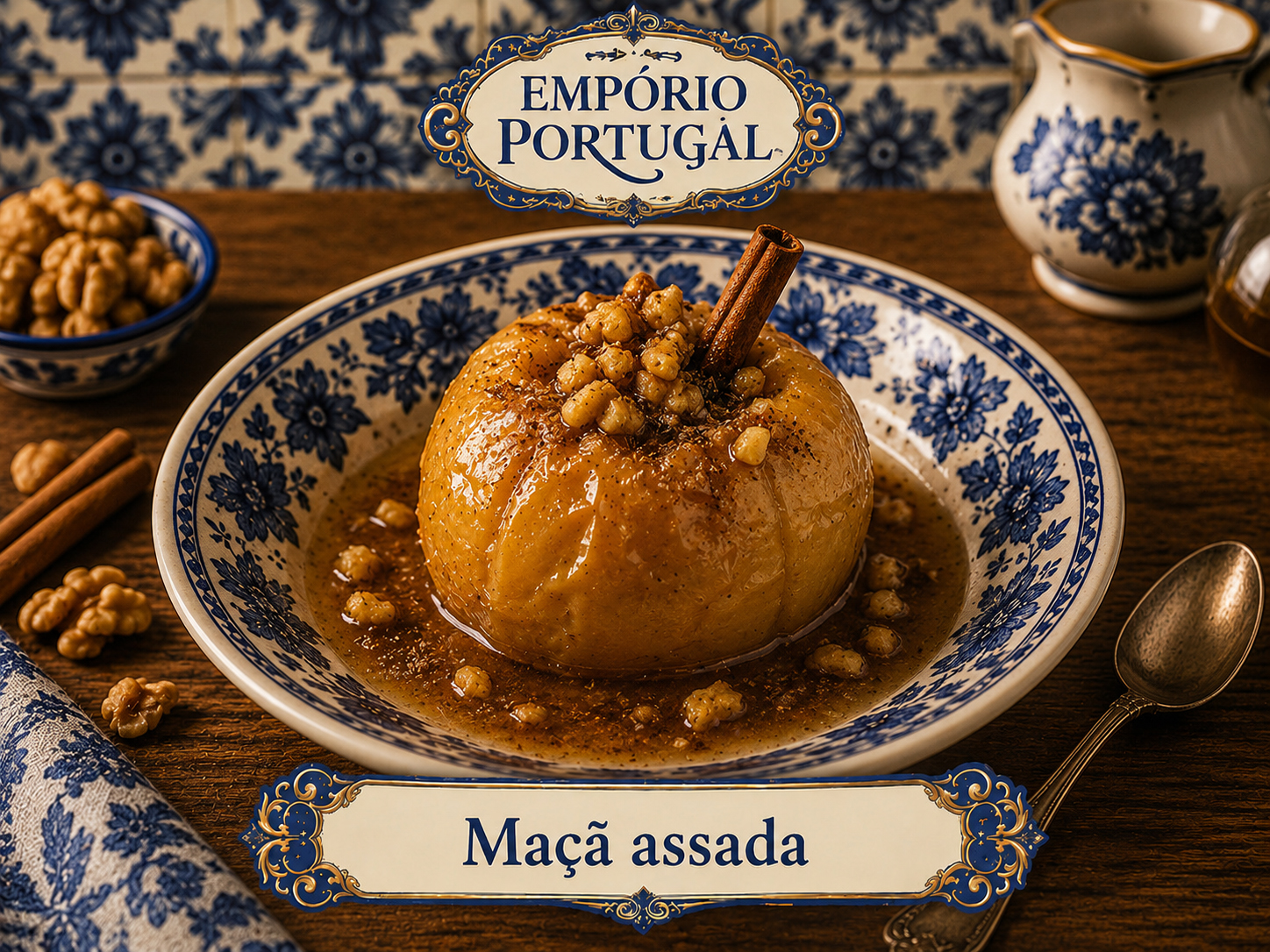 Foto de Maçã assada - doce portugues tradicional