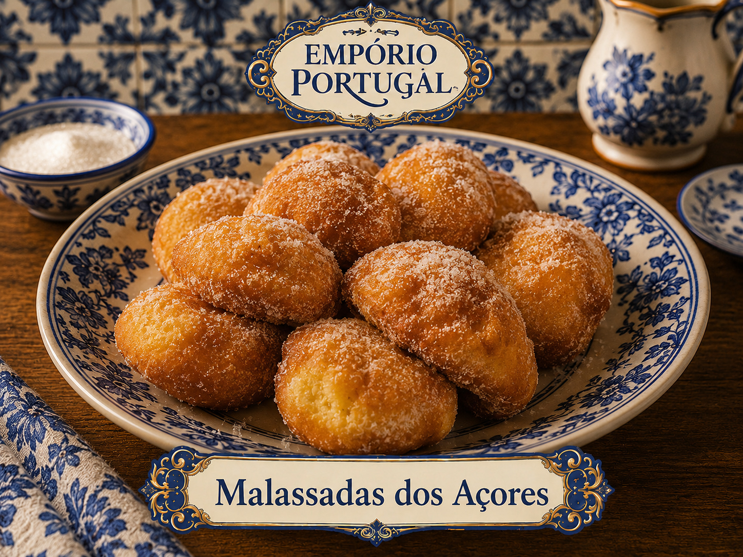 Foto de Malassadas dos Açores - doce portugues tradicional