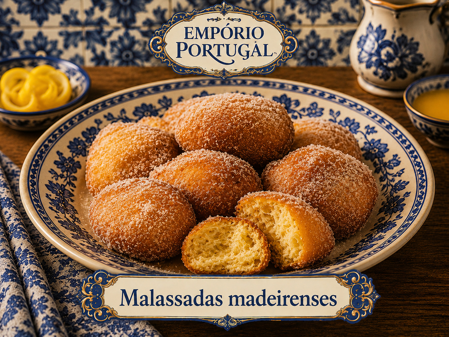Foto de Malassadas madeirenses - doce portugues tradicional