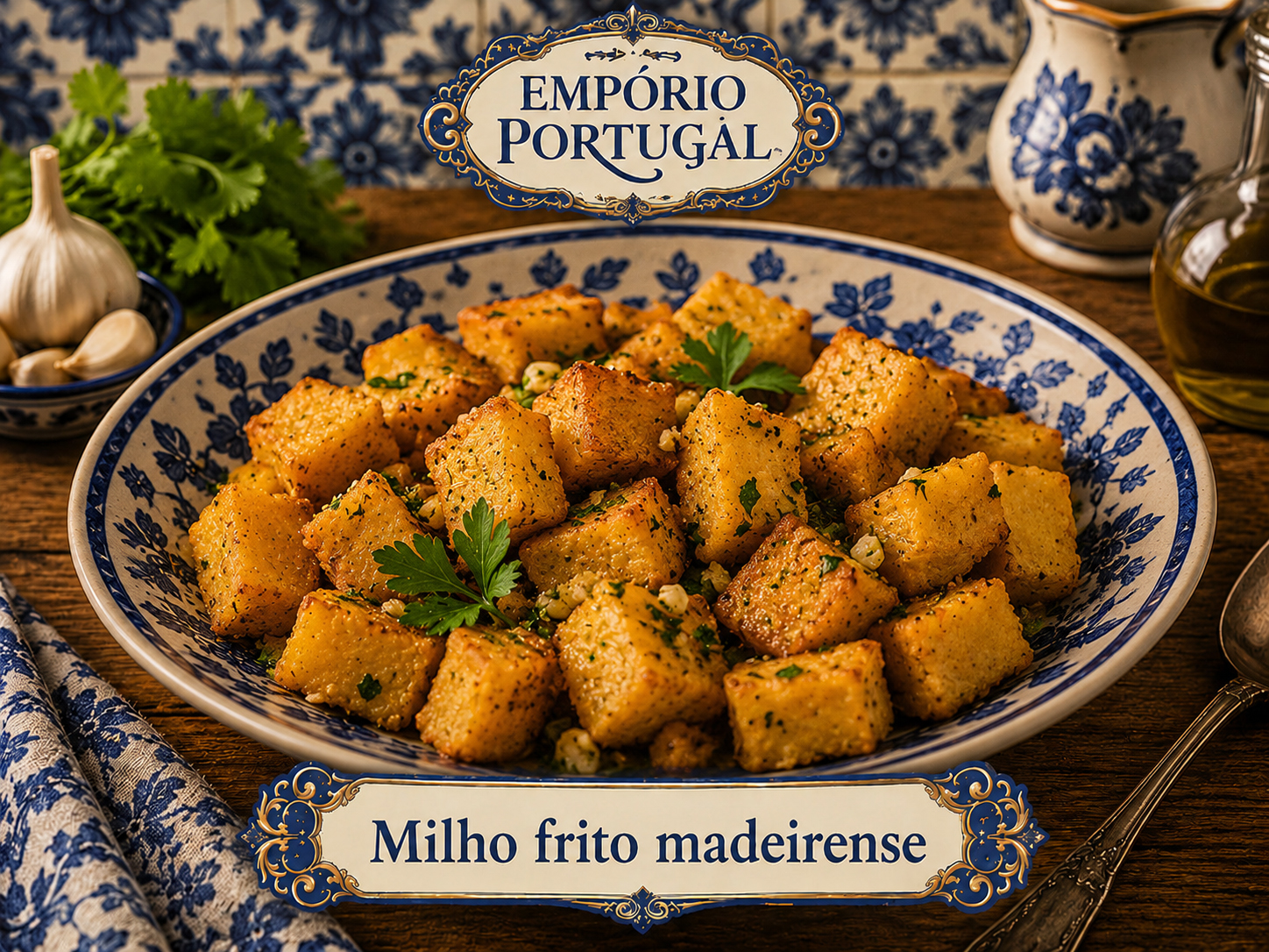 Foto de Milho frito madeirense - receita portuguesa tradicional