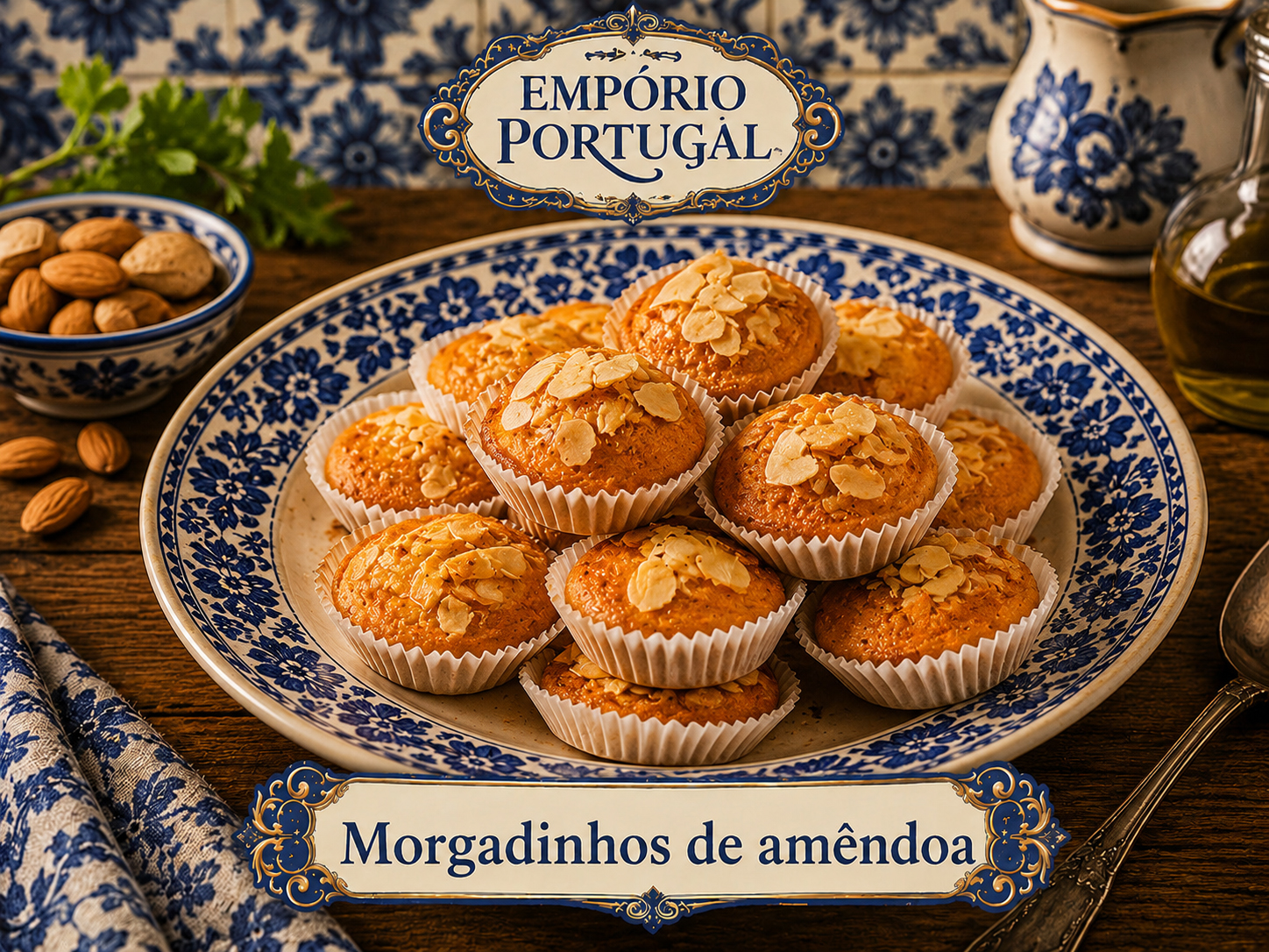 Foto de Morgadinhos de amêndoa - doce portugues tradicional
