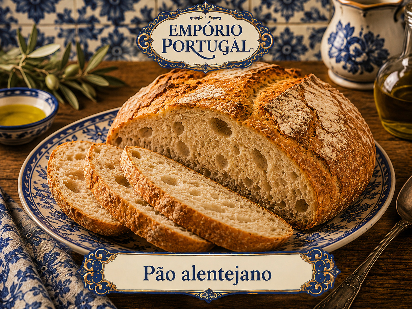 Foto de Pão alentejano - receita portuguesa tradicional