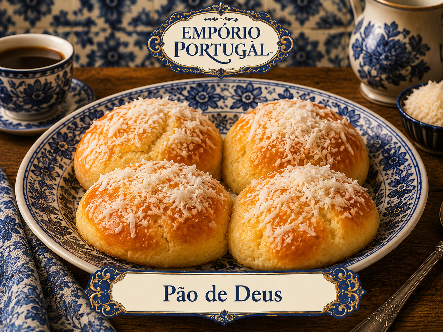 Foto de Pão de Deus - receita portuguesa tradicional
