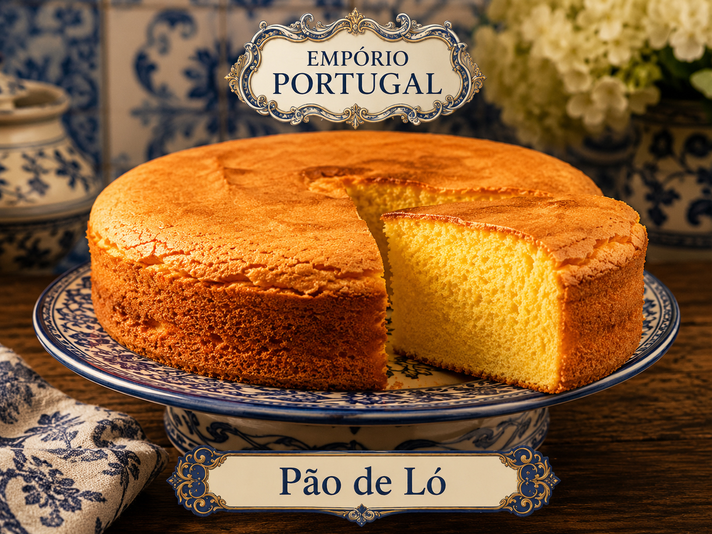 Foto de Pão de ló - receita portuguesa tradicional